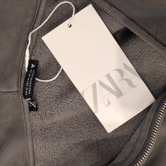 Zara Gray Oversized Hoodie - Picture 5 of 5